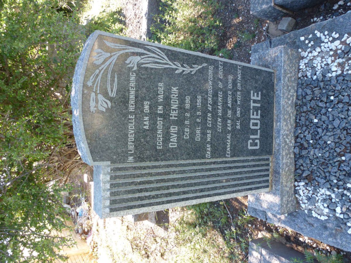 CLOETE David Hendrik 1890-1956
