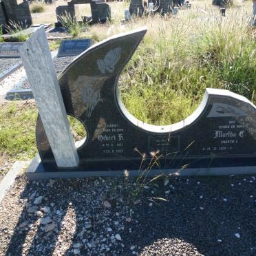 ESTERHUYSE Ockert H. 1921-1987 &amp; Martha C. 1929-