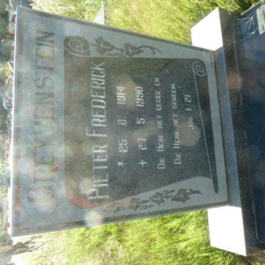 GREYVENSTEIN Pieter Frederick 1914-1990