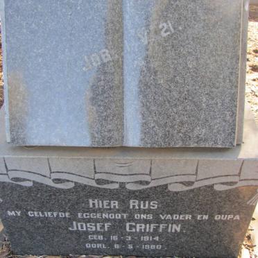 GRIFFIN Josef 1914-1980