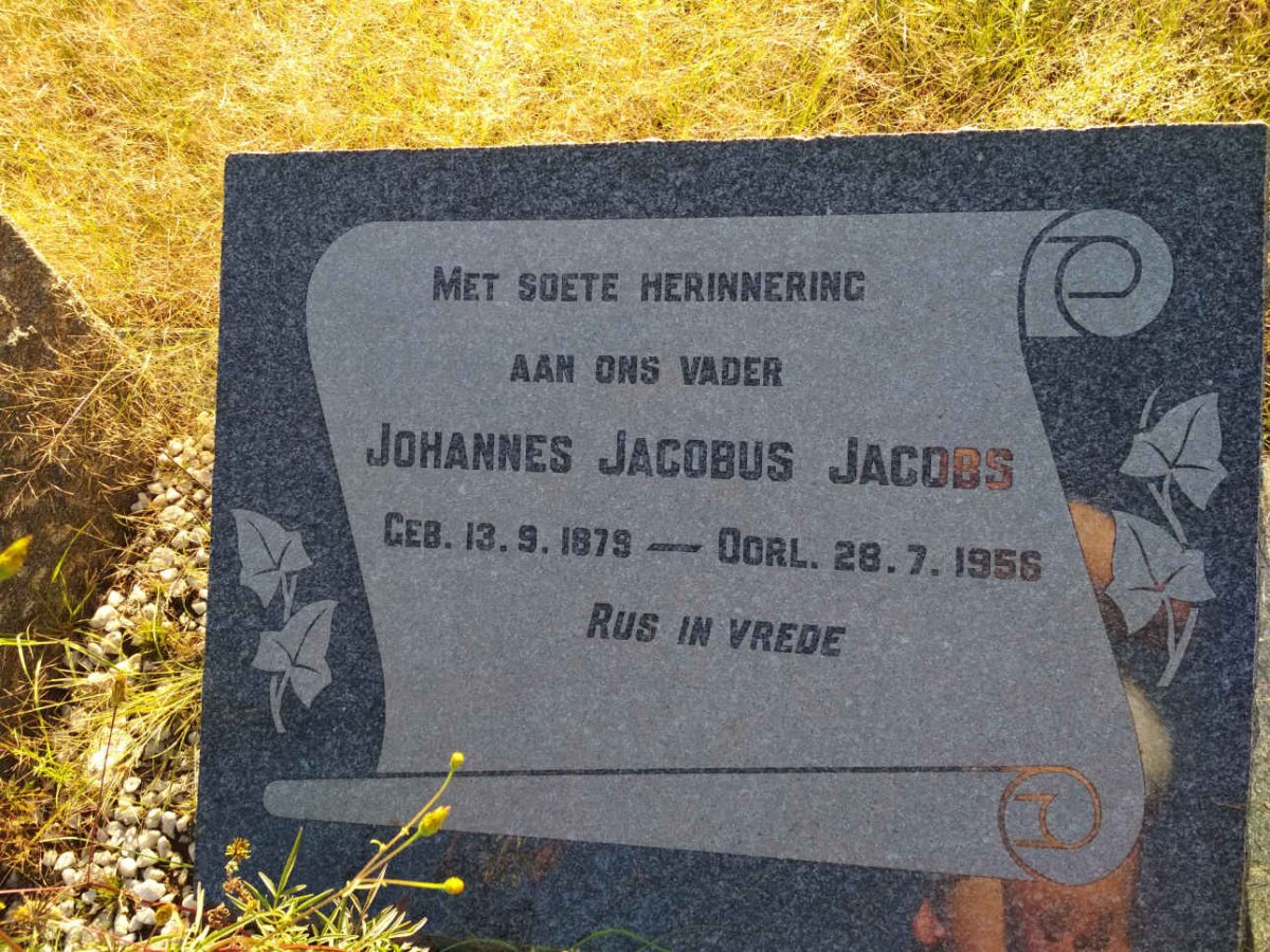 JACOBS Johannes Jacobus 1879-1956