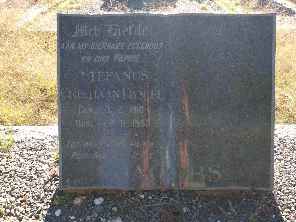 JACOBS Stefanus Cristiaan Daniel 1910-1963