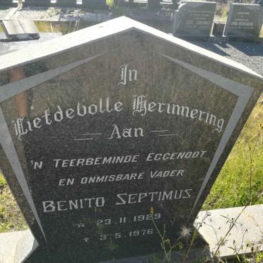 KRUGER Benito Septimus 1929-1976