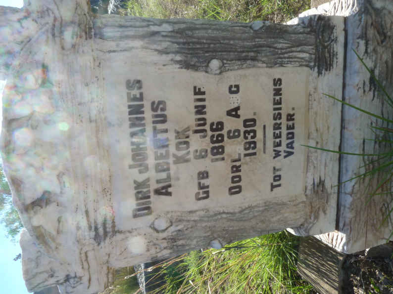 KOK Dirk Johannes Albertus 1866-1930