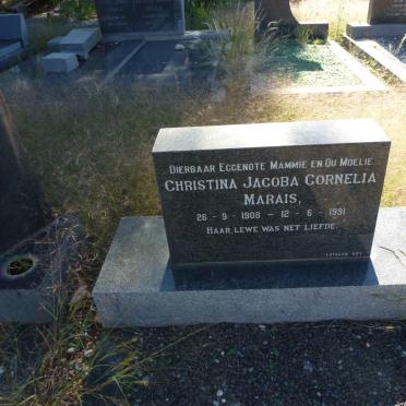 MARAIS Christina Jacoba Cornelia 1908-1991