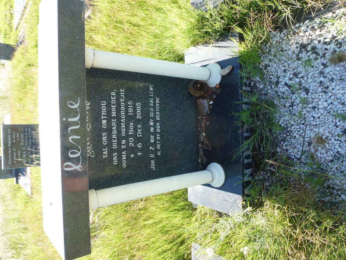 MERWE Lenie, van der 1918-2005