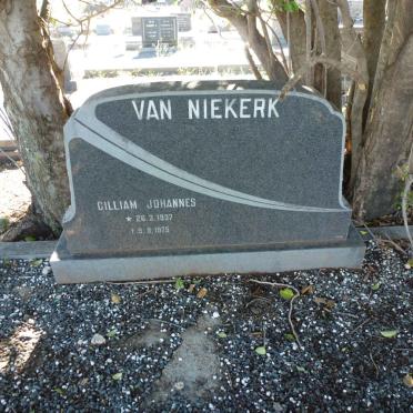 NIEKERK Gilliam Johannes, van 1937-1975