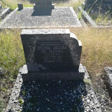 PLESSIS Helena Jacoba, du nee VAN WYK 1883-1959