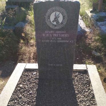 PRETORIUS W.H.S. -1945