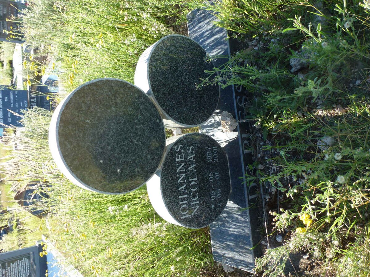 PLESSIS Johannes Nicolaas, du 1927-2001