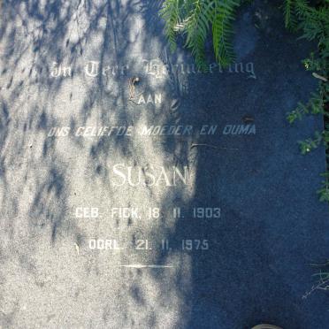 SERFONTEIN Adam Johannes 1888-1968 &amp;  Susan FICK 1903-1975