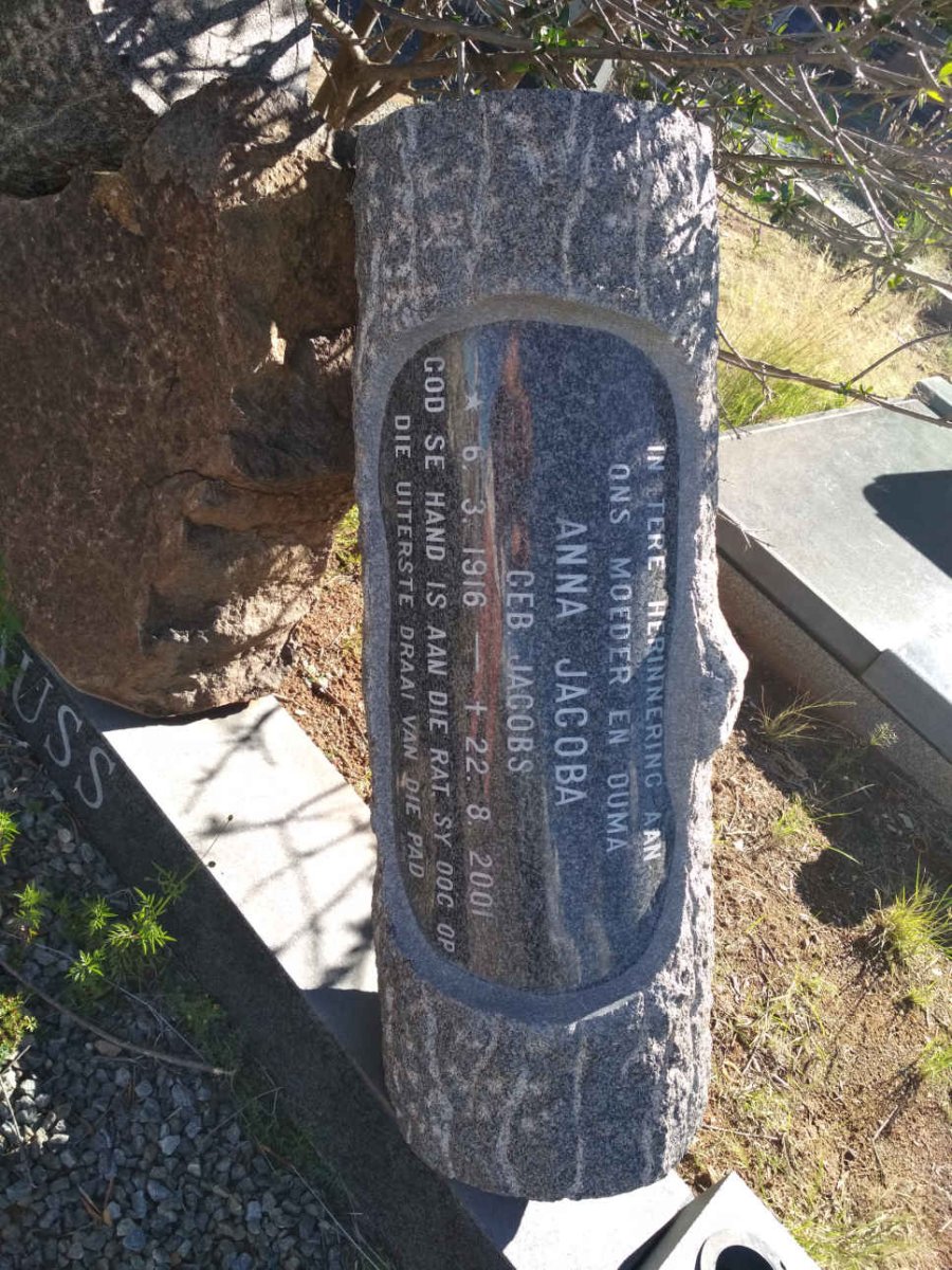 STRAUSS Gideon Jacobus 1906-1973 &amp; Anna Jacoba JACOBS 1916-2001