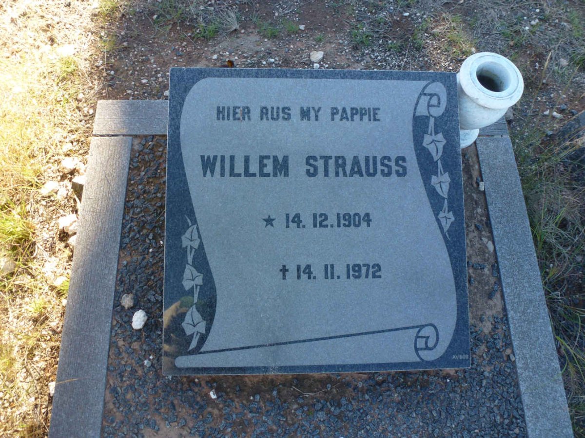 STRAUSS Willem 1904-1972