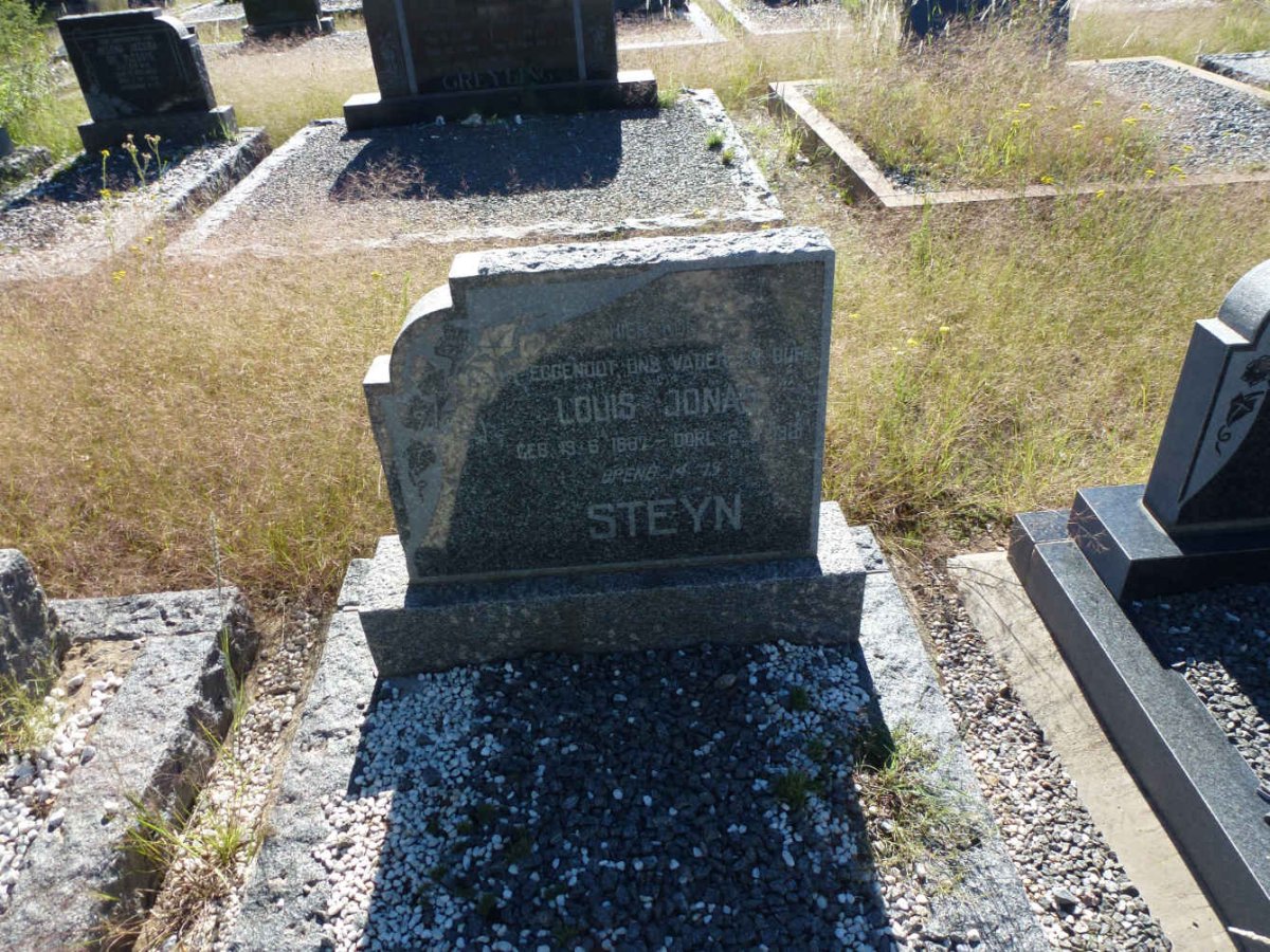 STEYN Louis Jonas 1887-1961