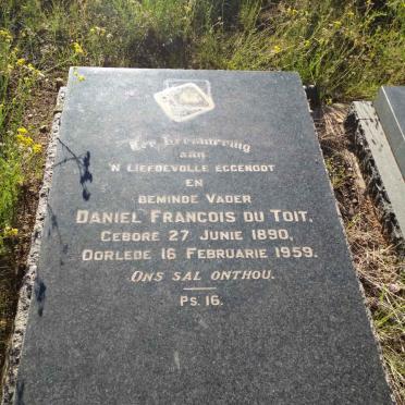 TOIT Daniel Francois, du 1890-1959