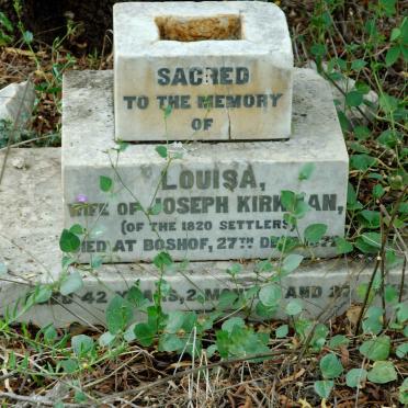 KIRKMAN Louisa -1872