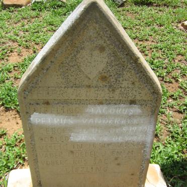 BERG Jacobus Petrus, van der 1930-1933