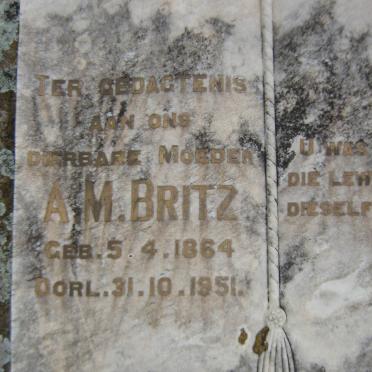 BRITZ A.M. 1864-1951