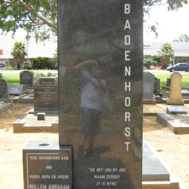 BADENHORST Willem Abraham 1949-2003