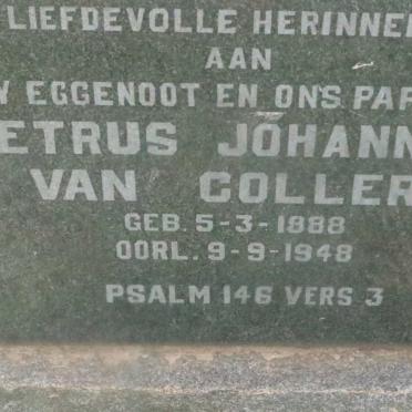 COLLER Petrus Johannes, van 1888-1948