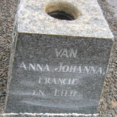 FISCHER Hendricus Johannes 1872-1953 &amp; Johanna Francina VILJOEN 1869-1951 :: ENGEL Joan Anne -1945