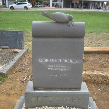 HARTSENBERG Andries Stephanus 1882-1945