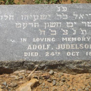 JUDELSOHN Adolf -1918