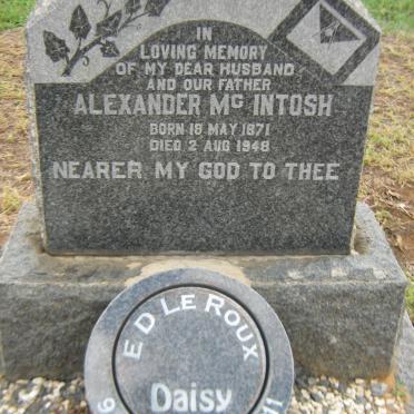 McINTOSH Alexander 1871-1948 :: LE ROUX E.D. 1927-2011