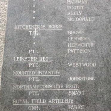 Memorial - Battle of Klipkraal and Bothaville SA-War 1900_3