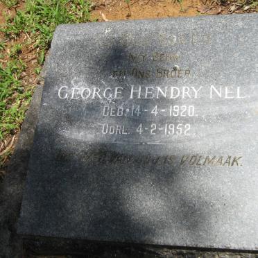 NEL George Hendry 1920-1952