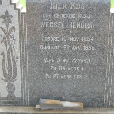 PIETERSE Wessel Hendrik 1884-1955