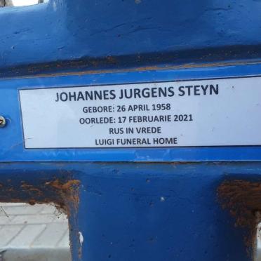 STEYN Johannes Jurgens 1958-2021