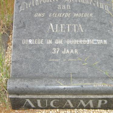 AUCAMP Aletta