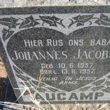 AUCAMP Johannes Jacobus 1957-1957