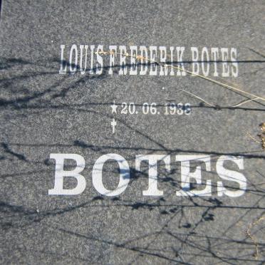 BOTES Louis Frederik 1938-
