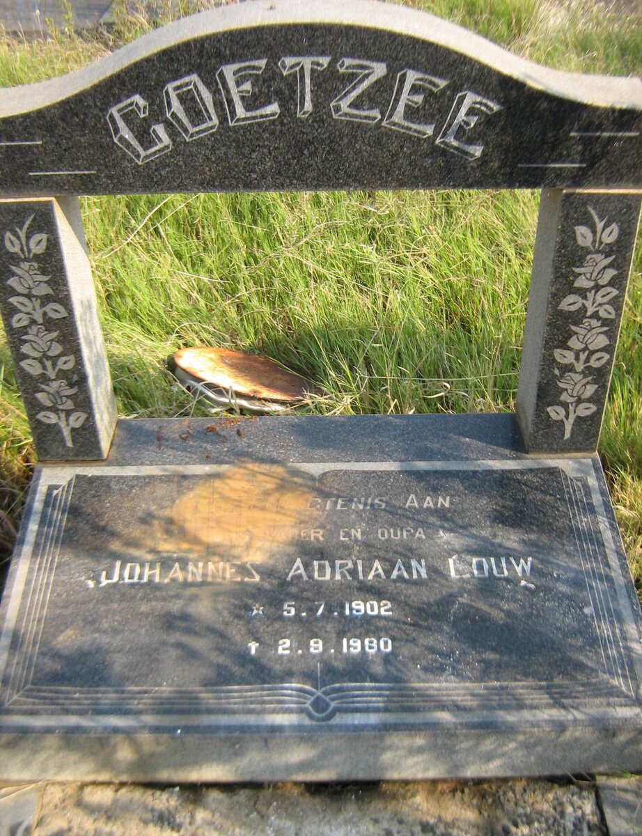 COETZEE Johannes Adriaan Louw 1902-1980