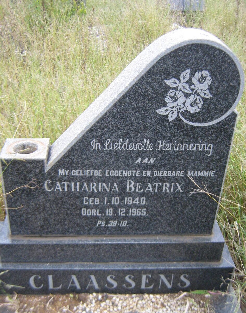 CLAASSENS Catharina Beatrix 1940-1965