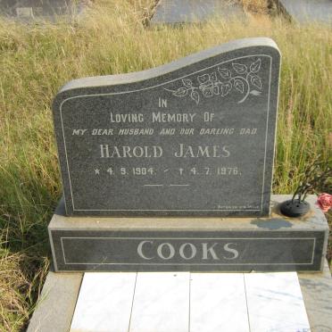 COOKS Harold James 1904-1976