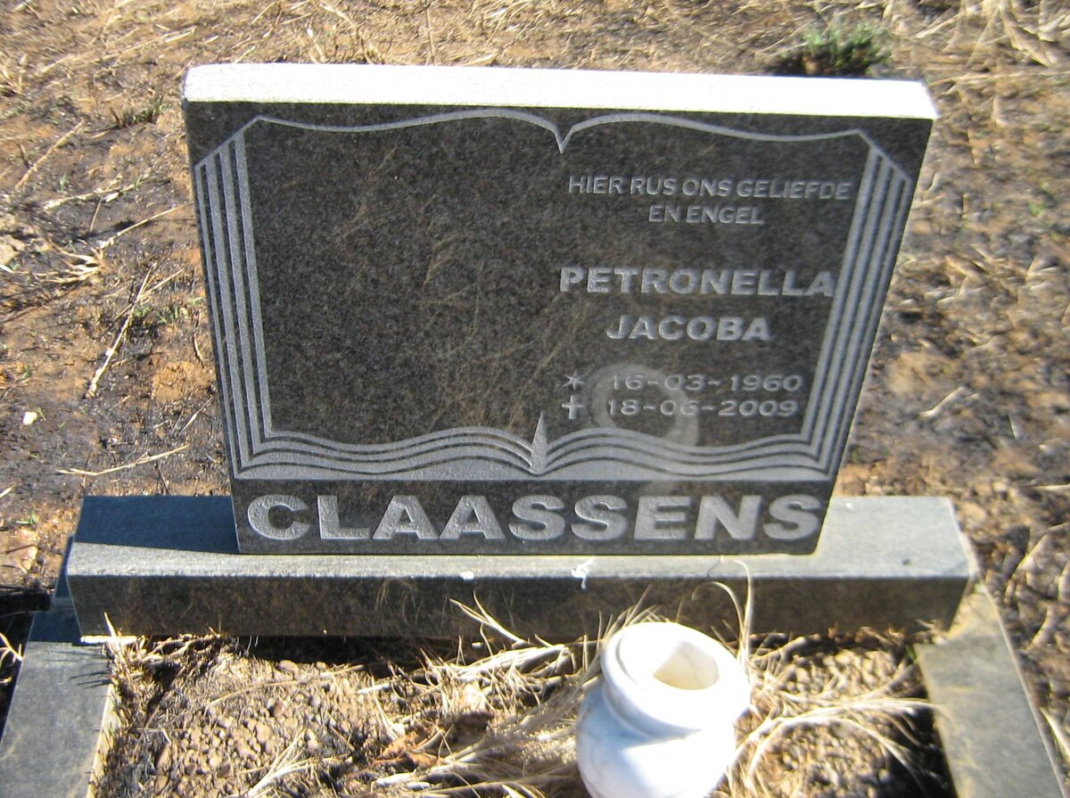 CLAASSENS Petronella Jacoba 1960-2009