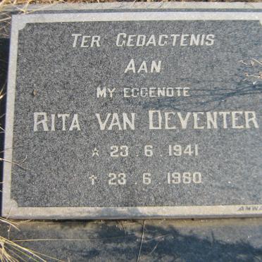 DEVENTER Rita, van 1941-1980