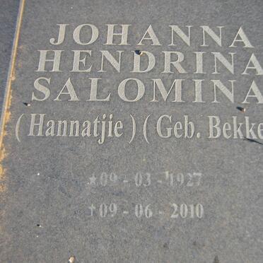 DEVENTER Barend Louis, van 1933-1996 &amp; Johanna Hendrina Salomina BEKKER 1927-2010