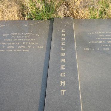 ENGELBRECHT Gerhardus Petrus 1899-1969 &amp; Jacoba Hendrina FOURIE 1909-2009