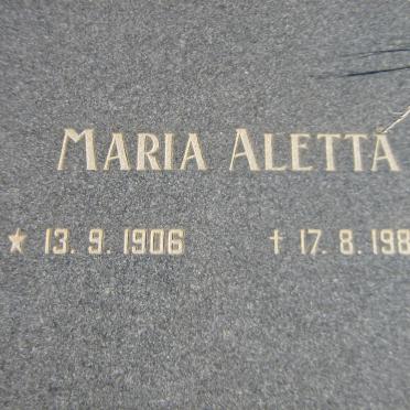 ELS Louis Marais 1904-1994 &amp; Maria Aletta 1906-1988