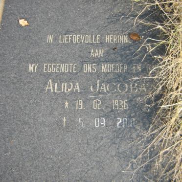 ESTERHUIZEN Alida Jacoba 1936-2010