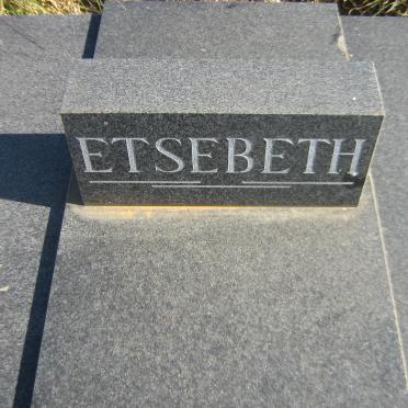 ETSEBETH Johannes Michael 1924-1986 &amp; Rhoda 1911-1990