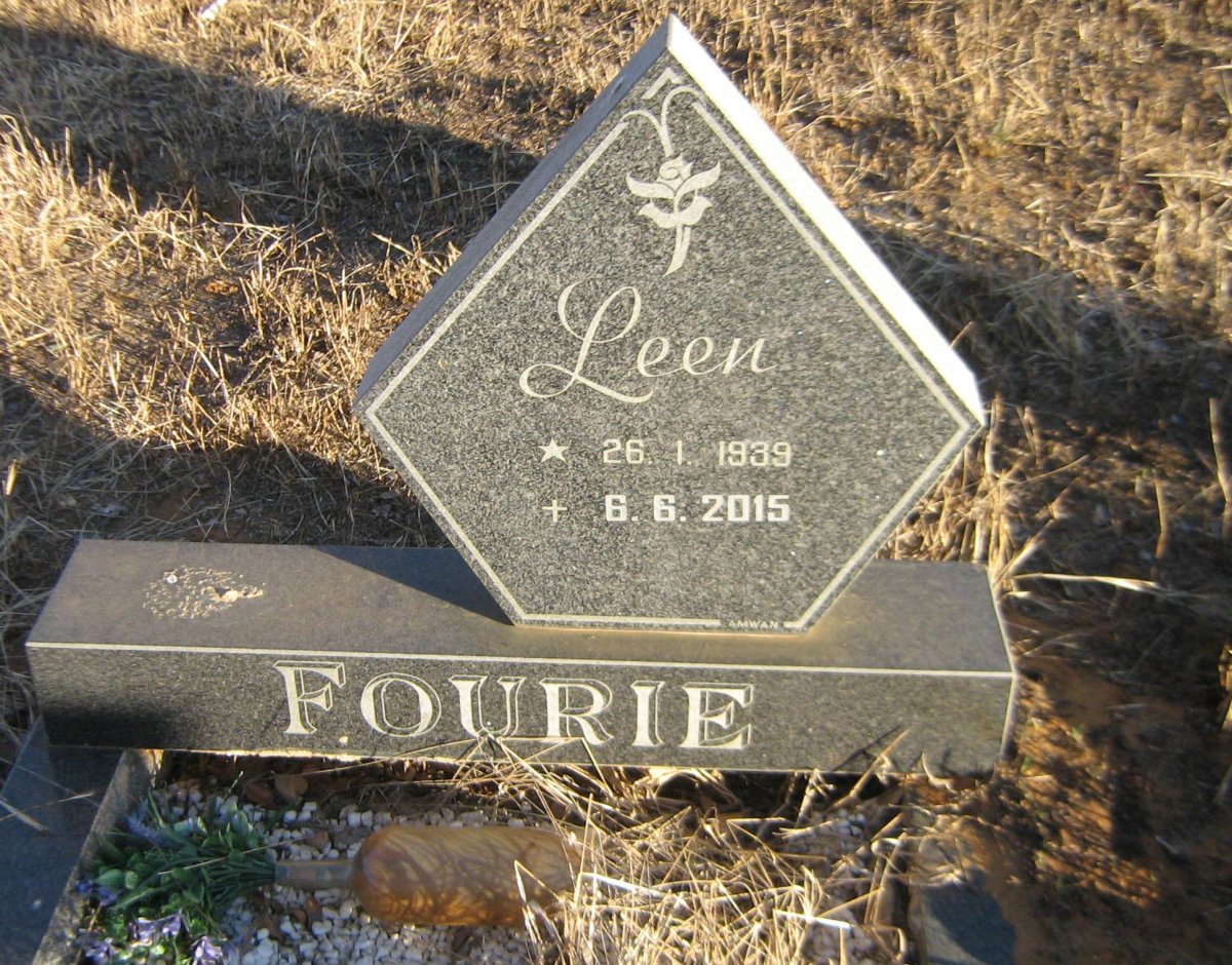 FOURIE Leen 1939-2015