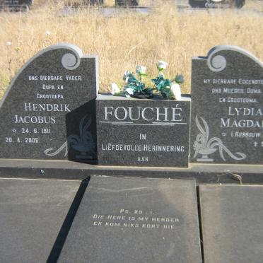 FOUCHE Hendrik Jacobus 1911-2005 &amp; Lydia Magdalena ROSSOUW 1909-1996