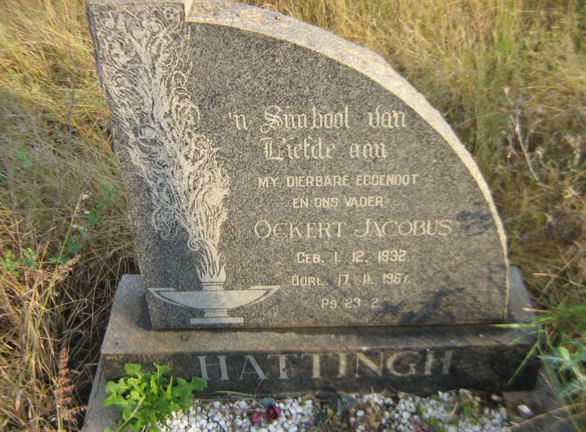 HATTINGH Ockert Jacobus 1932-1967