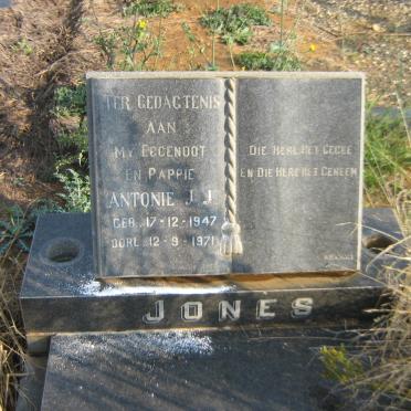JONES Antonie J.J. 1947-1971