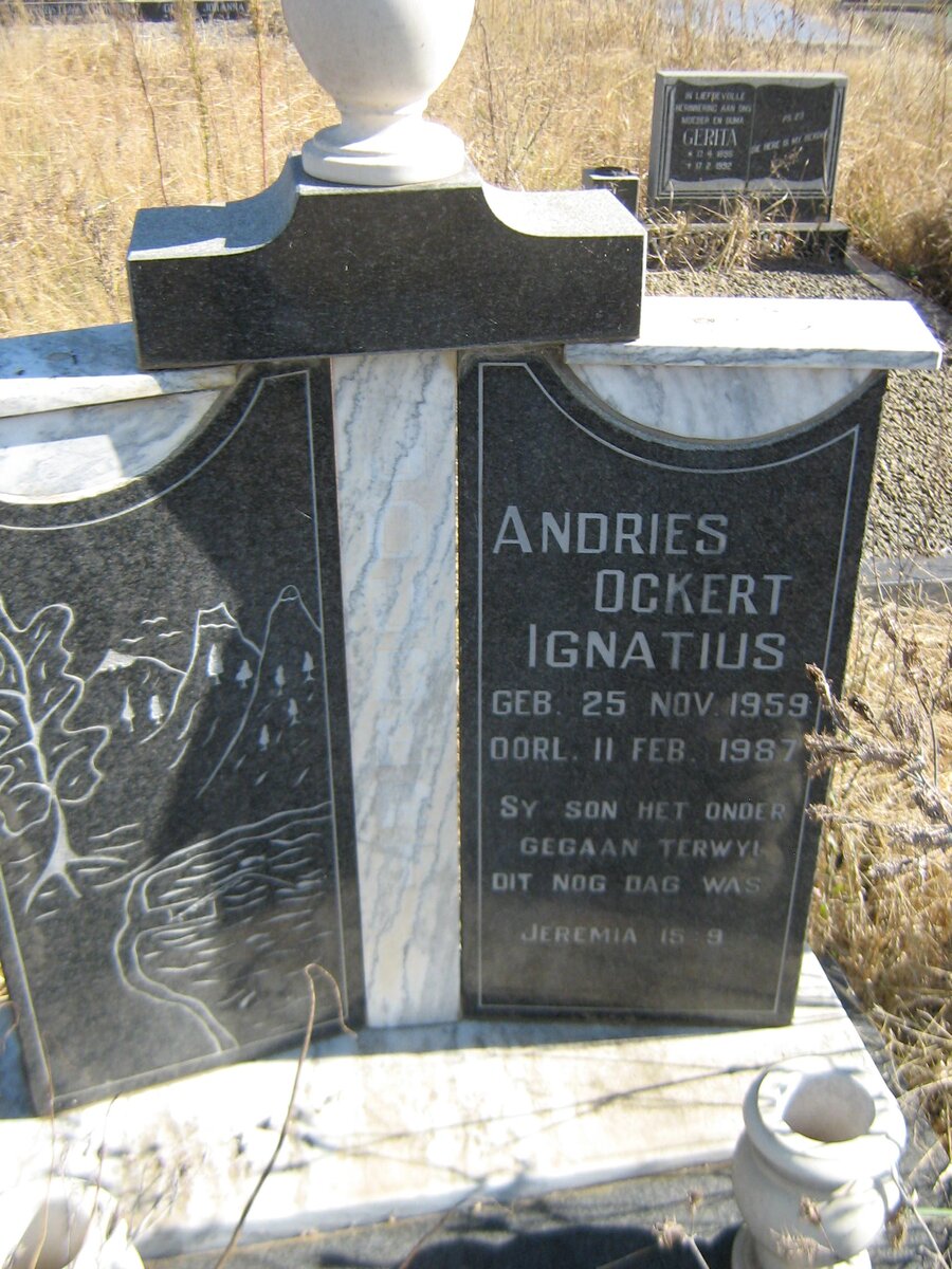 JOUBERT Andries Ockert Ignatius 1959-1987